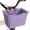Purple, variant on GRANNY SAYS Kids Bike Basket, Front Bicycle Baskets for Kids, Small Wicker Bike Basket for Boys and Girls, Pink
