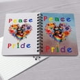 thumbnail image 4 of Peace Love Pride Doberman Pinscher with Rainbow Sunglasses LGBT LGBTQ+ Spiral Bound Journal Doberman Dog Lover Gifts 5x7in Spiral Notebook - 01004, 4 of 5