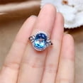 thumbnail image 4 of K-KED Women Delicate Jewelry 925 Silver Filled Cubic Zirconia Rings Wedding Party Ring Sz 6-10-#3-7, 4 of 6