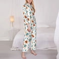 thumbnail image 5 of Wukai Various Turtle Print Women's Pajama Set - Soft Long Sleeve Sleepwear for Comfort and Style-XX-Large, 5 of 9