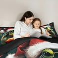 thumbnail image 5 of Manfei 3D Sea Turtle Bedding Comforter Set 2pcs, Xmas Animal Twin Comforter Sets, Merry Christmas Bedding Set for Kids, Ultra Soft Home Decor, 5 of 8