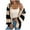 Khaki, variant on Womens Striped Cardigan Sweaters Loose Button Down Long Sleeve Open Front Knit Cardigans Outerwear 2025