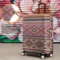 thumbnail image 4 of Pink Boho Tribal Diamonds and Triangles Pattern Luggage Cover Fashion Suitcase Cover Baggage Covers Fit 25-28 Inch Luggage (Go Travel), 4 of 5