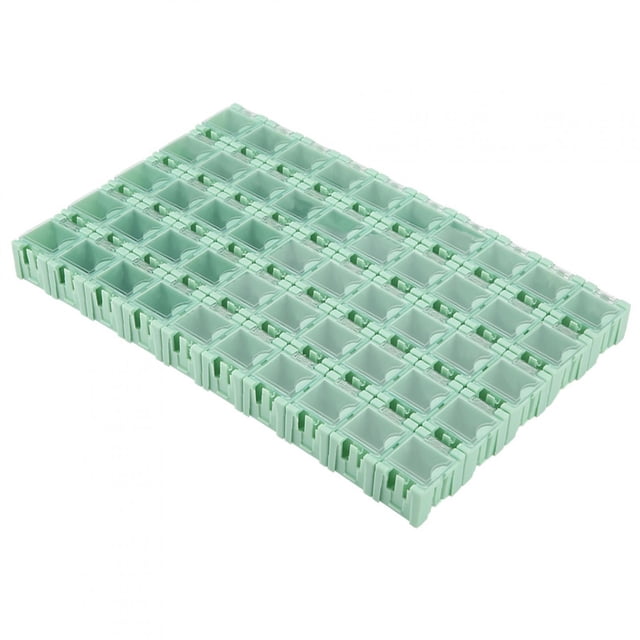 Contenedor SMD, 50 piezas, caja SMD SMD verde, contenedor SMT, diseño exquisito