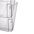 thumbnail image 2 of Officemate Letter-Size Wall Files, 2-Pack, Clear Wall-Mountable Plastic Document Organizer for Folders, Forms and Mail, 13 x 4.12 x 10.62-Inches, 2 of 6