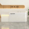 thumbnail image 2 of Club Service Reception Desks Office Cashier Hospital Restaurant Corner Reception Desks European Bureau Meuble Modern Furniture My Lux Decor Round, 2 of 8