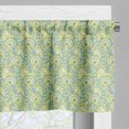 thumbnail image 5 of Ambesonne Paisley Valance & Curtain, Ethnic Oriental Culture Art, 55"x30", Lime Green Mustard and White, 5 of 7