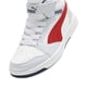 thumbnail image 3 of Tenis Puma Rebound V6 MID PS para Niños 16.5 A 21.5. 393832-G blanco 17, 3 of 4