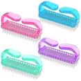 thumbnail image 1 of Cepillo de uñas con mango, kit de limpieza de cepillo de uñas de mano para pedicura para uñas de los pies y uñas, hombres y mujeres (paquete de 4), 1 of 4