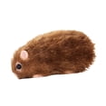 thumbnail image 4 of Juguete de hámster de silicona para niños, juguete de rata de simulación, juguete sensorial encantador, muñeca de animal linda, juguete hecho a mano marrón, 4 of 8