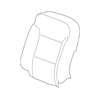Genuine OE GM Seat Back Cover - 23242044