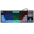 thumbnail image 4 of Desktop Laptop Keyboard, Wired Gaming Keyboard Color Backlit Design Ergonomic Design  For Notebook Computers For Desktop Black,Dark Blue,Blue And Black, 4 of 8