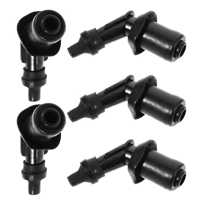 unbranded 5Ud Capuchón De Bujía Para Motocicleta Negro Con Múltiples Accesorios Y Alta Durabilidad