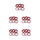thumbnail image 3 of Eigraketly CANSUCC - Juego de 6 arandelas para auriculares de bicicleta, portátiles, profesionales, reemplazables, para horquilla delantera, espaciador, Type2 NO2 Eigraketly CBP494633, 3 of 5