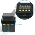 thumbnail image 3 of Sunnydaze 132 GPH Solar Pump for Outdoor Fountains with Battery and Light, 3 of 10