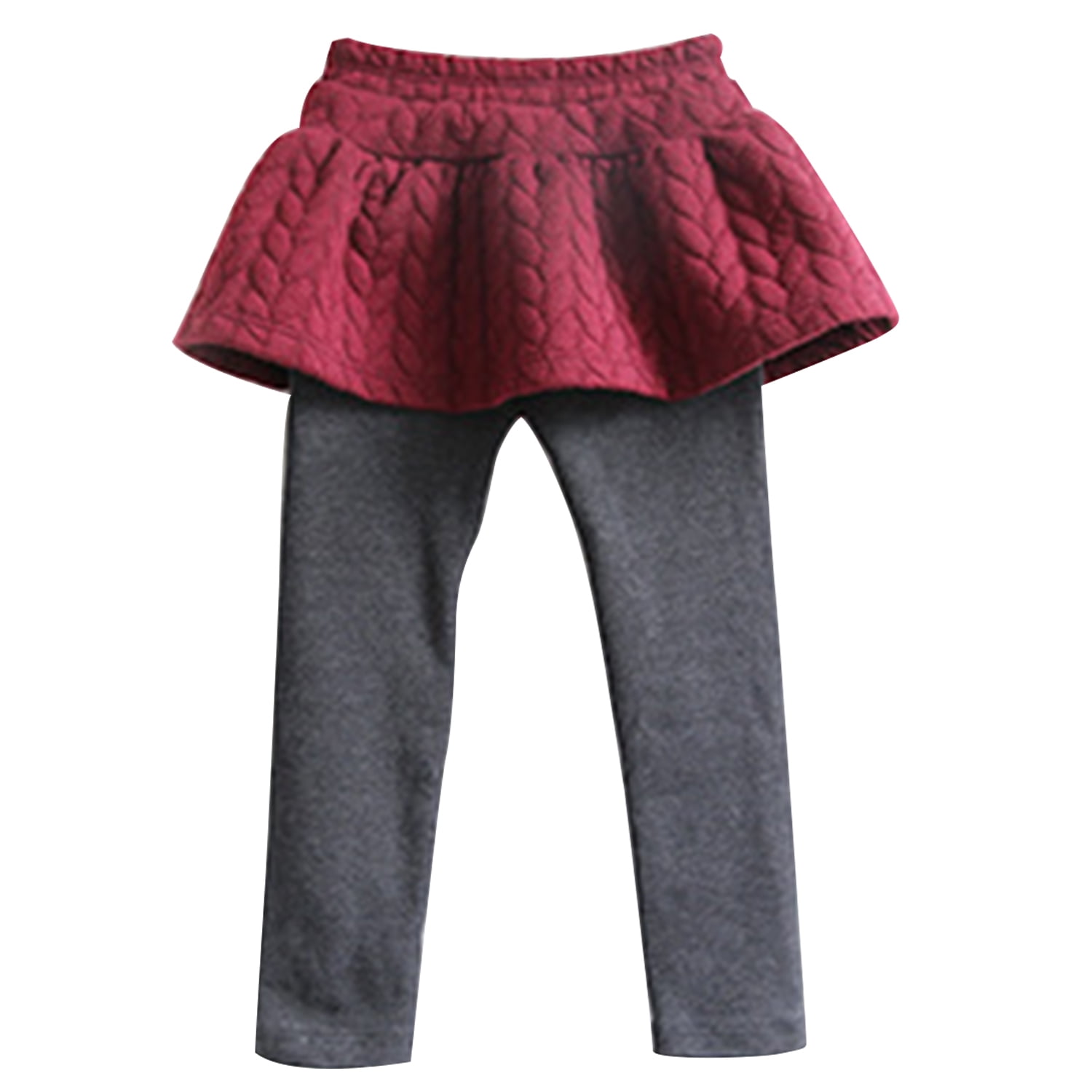 Monbessi Girls Fleece Lined Leggings with Ruffle Skirt Kids Warm Winter  Cotton Tutu Pants Grey : : Clothing, Shoes & Accessories