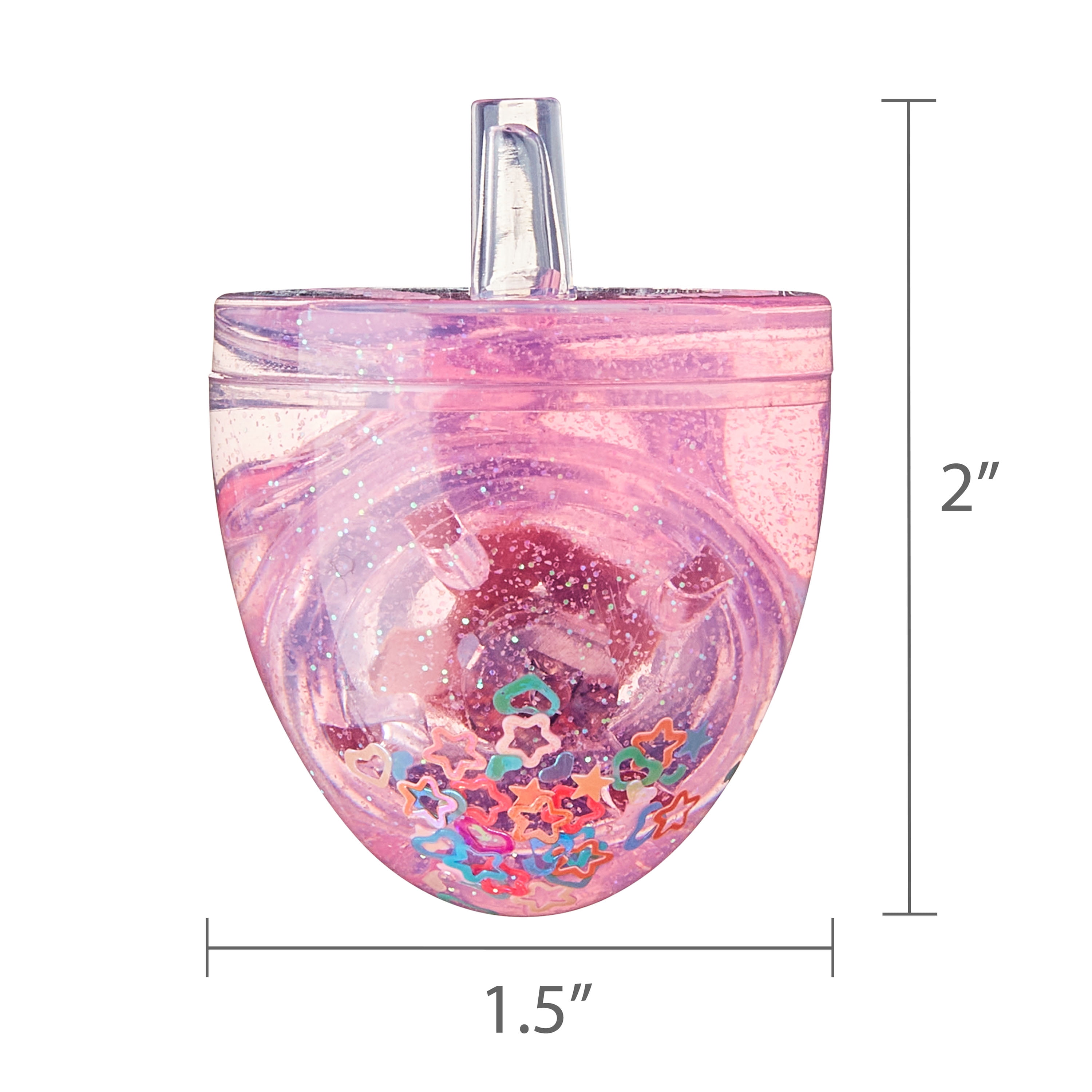 Multi-Color Light-Up LED Spin Top Slime Party Favors, 4 Count, by Way To Celebrate