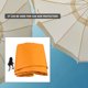 thumbnail image 4 of Toldo triangular para exteriores, 1 unidad, 4 x 4 m, para refugio solar, suministros para acampada (naranja), 4 of 6