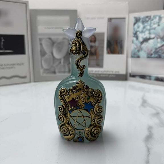 Antique Desktop Ornaments Decorative Bottles Resin Unique Stylish Desk Accessories Home Décor