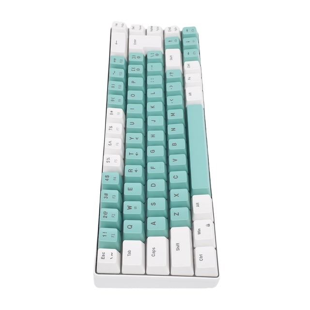 Wired Gaming Keyboard, 60 Percent 68 Keys RGB Backlit Mechanical Keyboard, Ergonomic Compact Keyboard with Anti Ghosting And Multimedia Keys for PC Laptop Computer