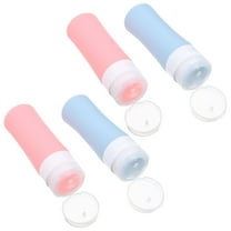 unbranded 12 Pcs  60ML Travel Toiletry Containers Silicone Portable Bottle with Organizer Bag