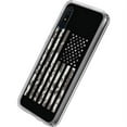 thumbnail image 2 of Skinit Military Black and White Camo American Flag Galaxy A10e Clear Case, 2 of 3
