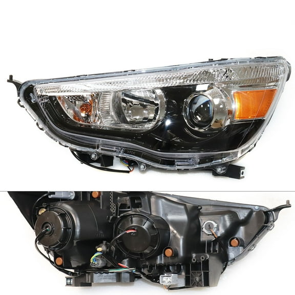 Miumaeov Left Driver Side Headlight Headlamp Assembly Replacement For Mitsubishi Outlander Sport 2011-2019