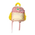 thumbnail image 3 of ibiyuan School Backpack Teens Durable Bookbags Large Capacity with Pockets Clear Print Back To School Stadium, Travel, Gym,M,Pink, 3 of 8