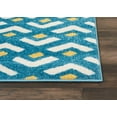 thumbnail image 4 of Nourison Harper Geometric Blue 8' x 10' Area Rug, (8x10), 4 of 6