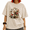 Apricot-1, variant on Women's Vintage Washed Line Art Floral Graphic Tee Retro Rose Illustration Summer Casual Short Sleeve Crew Neck Top