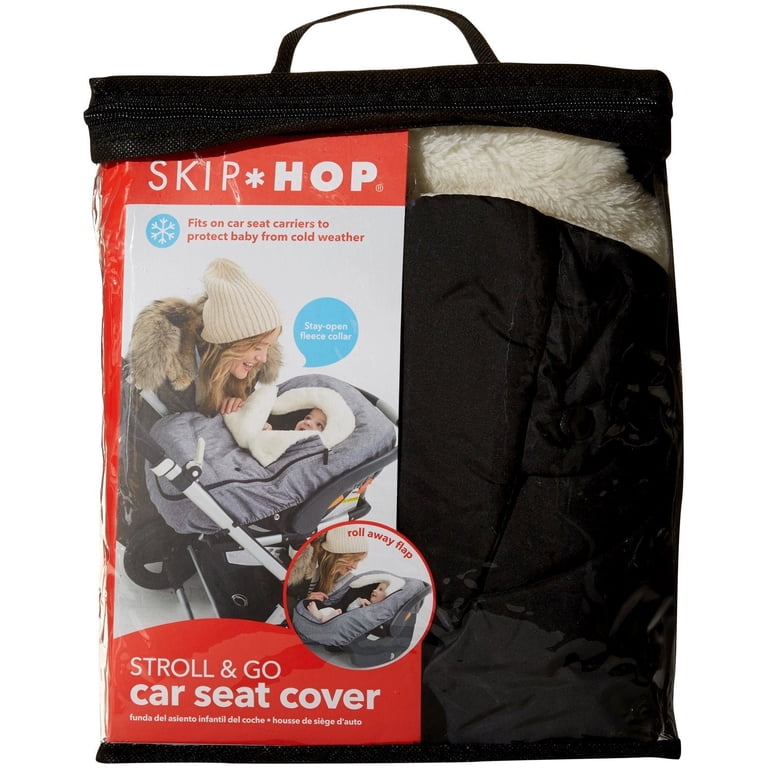 Skip Hop Stroll & Go Car Seat Cover, Black photo 3