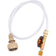 thumbnail image 1 of Adaptador de estufa de gas, adaptador de manguera de recarga de botella de propano, adaptador de recarga del convertidor del tanque de gas del cabezal de la estufa de Picnic de la cámara al, 1 of 5