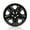Black, variant on CROSSDESIGN 17" Silver Plaste Wheel Hub Caps Full Rim Skin Cover Fit for 2006-2012 Toyota RAV4