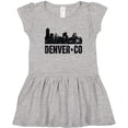 thumbnail image 3 of Inktastic Denver Colorado Skyline Grunge Girls Toddler Dress, 3 of 5
