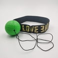 thumbnail image 1 of Pelota de entrenamiento de reacción de velocidad de boxeo montada en la cabeza, pelota de reflejo de boxeo, pelota de espuma de PU, equipo de fitness para el hogar, 1 of 1