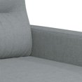 thumbnail image 4 of vidaXL 2-Seater Sofa Light Grey 120 cm Fabric, 4 of 5