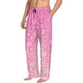 thumbnail image 2 of Junzan Men'S Pajama Pants Breast Cancer Pink Ribbons Awareness Sleepwear Pants Pj Bottoms Drawstring And Pockets, 2 of 9