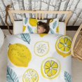 thumbnail image 3 of Lemon Duvet Cover and Pillowcase Set for Single Bedding, Bedroom Accessories for Kids Teens, 3 of 5