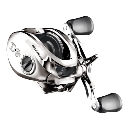 HAUT TON DC Baitcaster Reel Digital Control Trolling Reel 5.47oz Ultralight Baitcasting Reels Max Drag 11LB 7.2:1 5+1BB Freshwater Saltwater Fishing Reels
