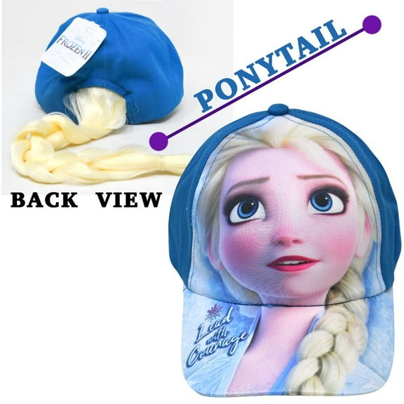 Frozen Elsa "Ponytail" Baseball Cap Hat