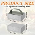 thumbnail image 2 of Armscye 8 Pack Heavy Duty Pumice Cleaning Stone - 4 with Handle & 4 without, Grill Cleaner Brick Block for Griddle, BBQ, Sink, Bathtub & Oven, 2 of 7