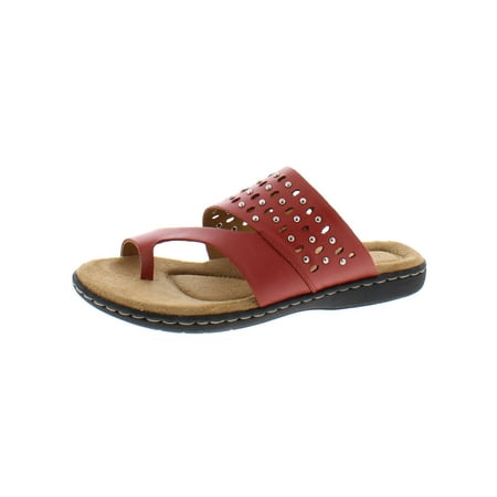 

Array Womens Catalina Leather Studded Slide Sandals