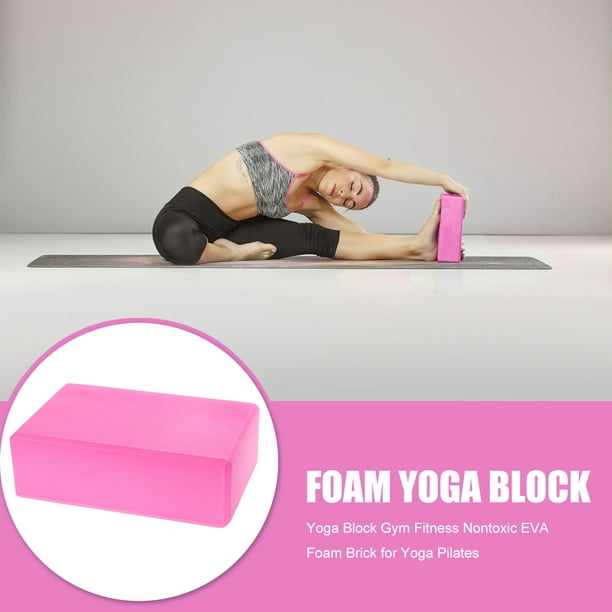 Gaiam Tri-Colour Yoga Block - Purple/Pink/Grey 