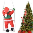 thumbnail image 3 of Climbing Santa On Rope Ladder Christmas Tree Hanging Event Wristbands 100 Count Party Decorations Theme College Graduation Party Decorations 2022 Event Chairs for Kids Party Decorations Theme Birthday, 3 of 3