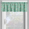 thumbnail image 4 of Ambesonne Monkeys Valance & Curtain, Funny Creatures Curly Tails, 55"x45", Seafoam Dark Warm Taupe, 4 of 7