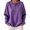 Purple, variant on Tqcoqu Women's Solid Henley Button Crew Neck Pullover Sweatshirt,Long Sleeve Loose Casual Tops For Fall Winter,Black Women's S-XXL