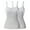 6, Grey+Grey, variant on COMFREE Women's Camisole with Built in Padded Bra Adjustable Spaghetti Strap Tank Top Cami Comfort(S-3XL)