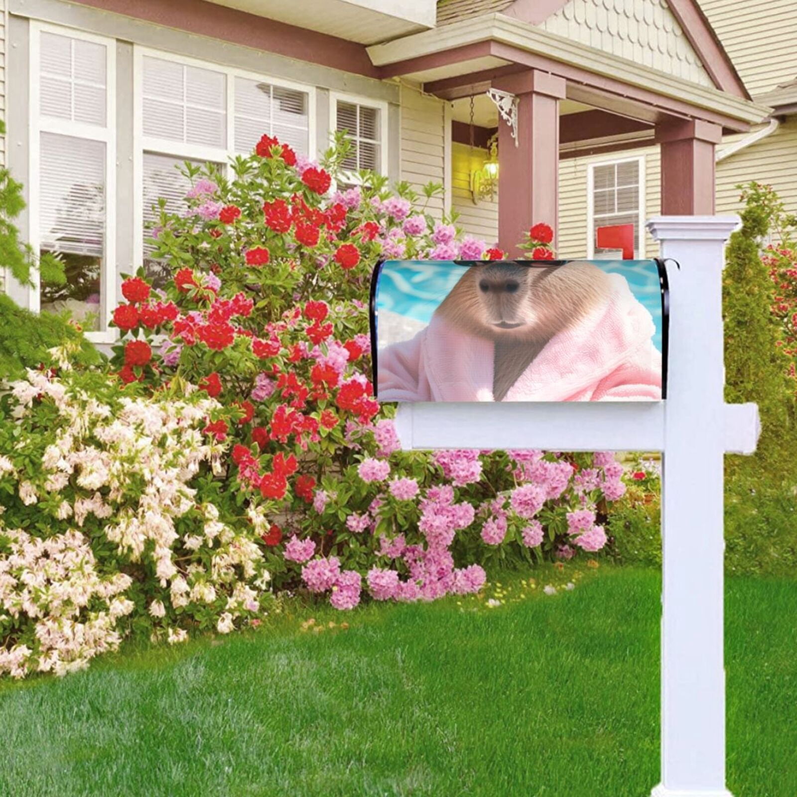 Kdxio Magnetic Mailbox Cover 21x18 in Mailbox Cover Outdoor Decoration Holiday Mailbox Covers for Home Garden Yard-21x18 in