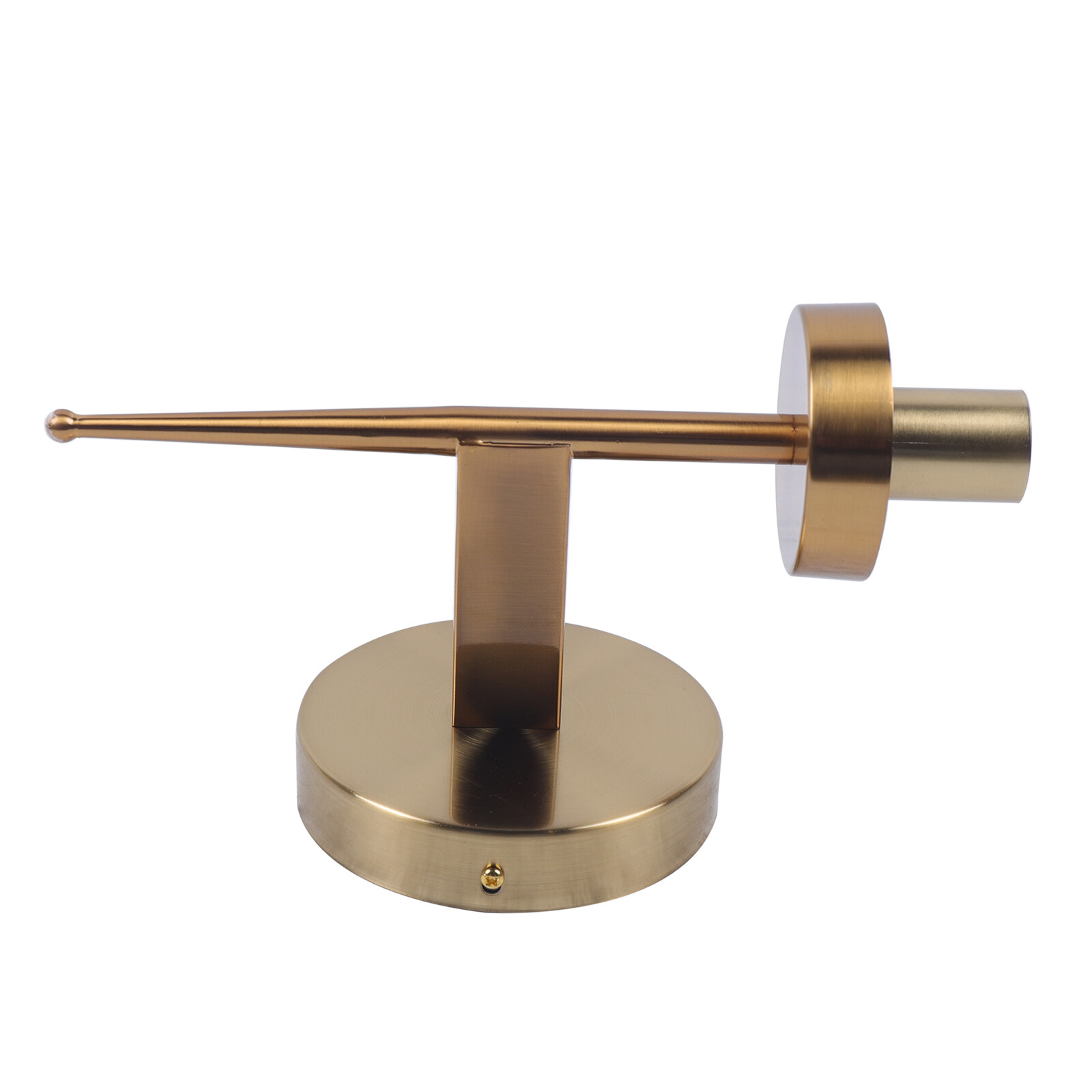 DENEST 1-Light Gold Modern Wall Sconce with Glass Shade for Bedroom Living Room