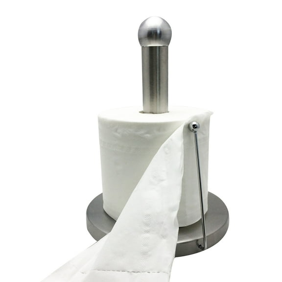 Bathroom Footed Toilet Paper Holder Stand with Roll Towel Organizer - Bathroom Accessories for Home